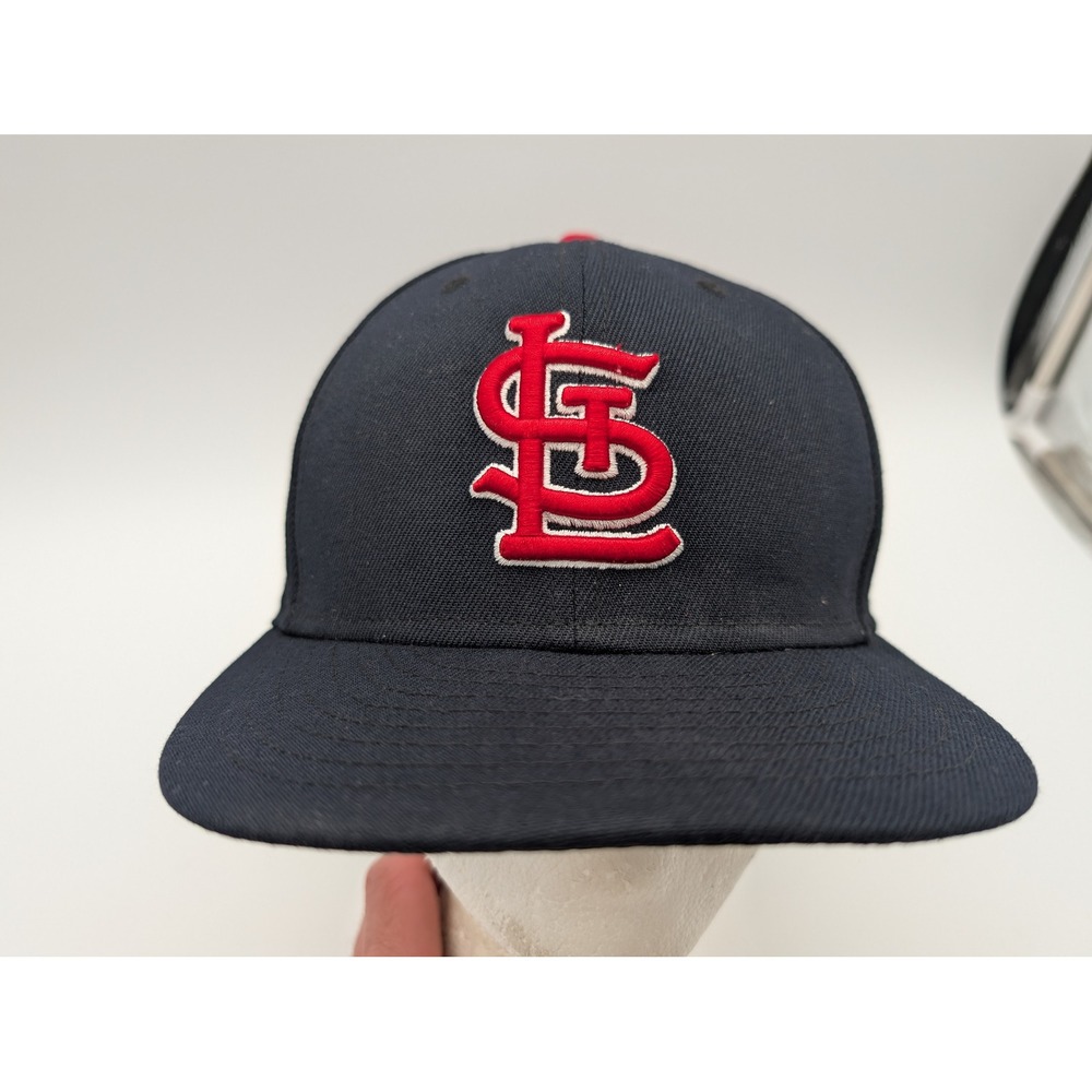 New Era 59FIFTY St Louis Cardinals Navy Blue MLB On Field Hat Size 7 3/8